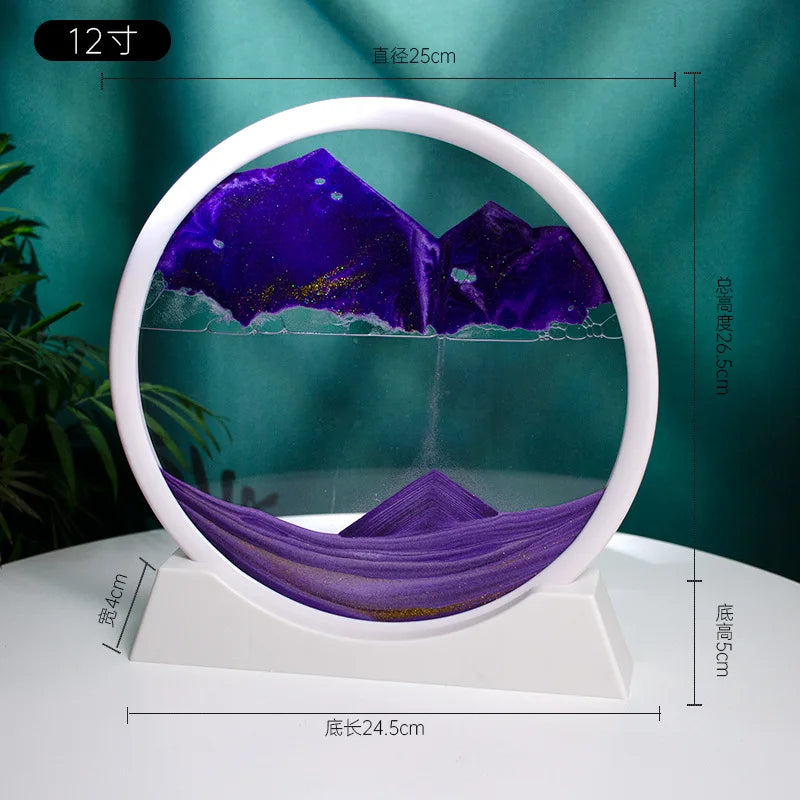 3d Quicksand Painting Desktop Ornaments Home Living Room Decoration Ecological Quicksand Painting Craft Decorations