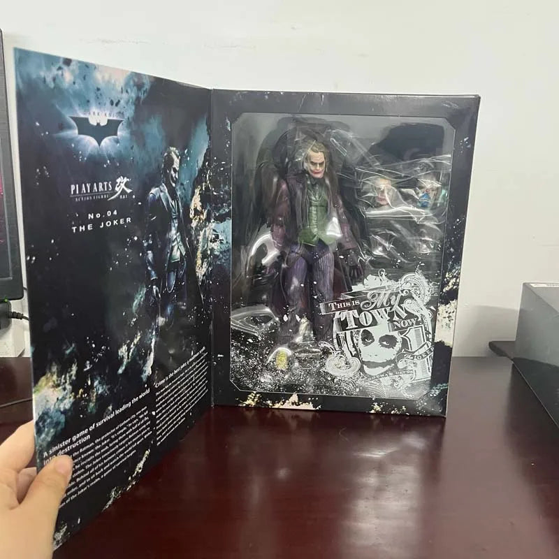 PLAY ARTS The Dark Knight Rises Catwomen Bane Bruce Wayne Joker Action Figure Selina Kyle Model Toys Collection Doll Desk Decor