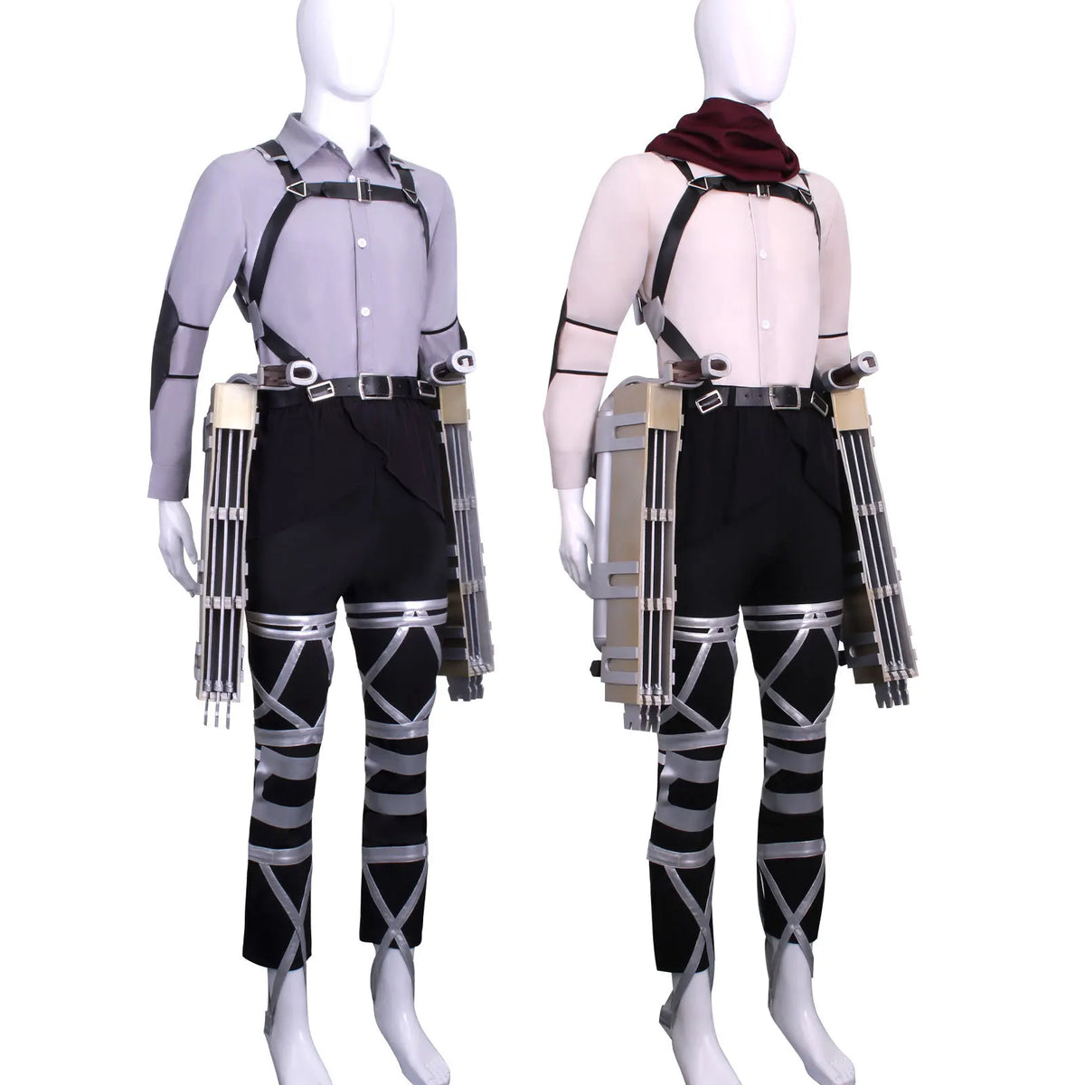 Anime Titan Cosplay Costume Final Season Jean Kirstein Levi Mikasa Ackerman Armin Connie Hange Only Costume without prop