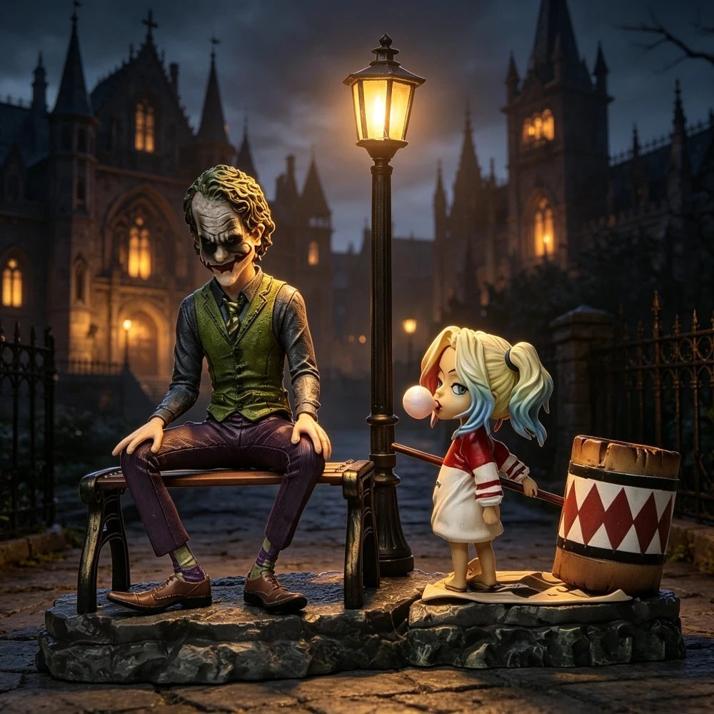 15-25cm The Movie Joker Figure Harley Quinn/Joker Action Figures PVC Statue Model Collection Toys Gifts