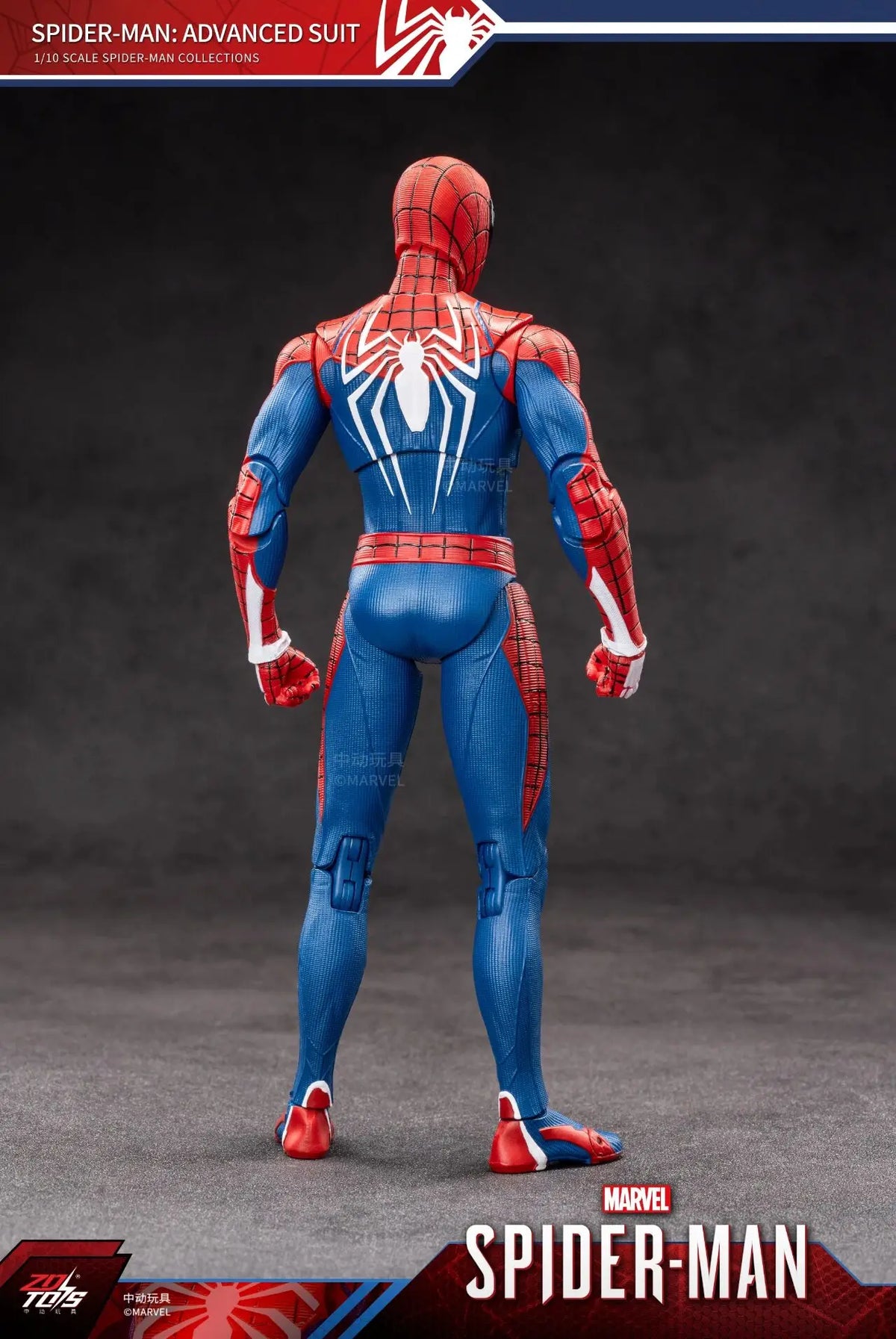 Zd Toys Marvel Spider Man Action Figure Ps4 Game Version Full Articulated Collectible Model For Display