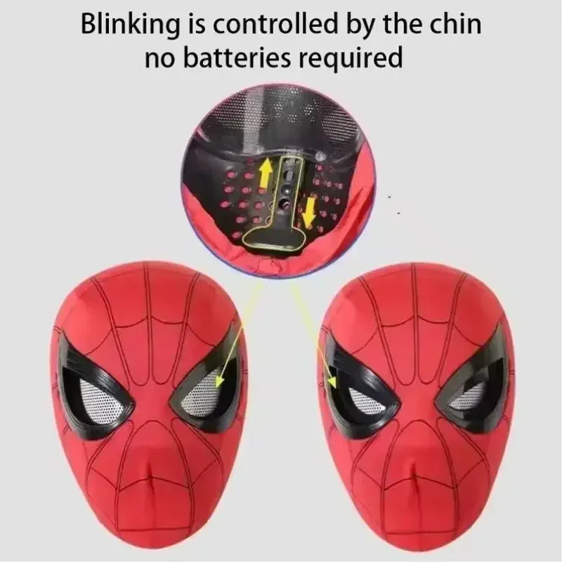 Superhero Mask/Spider-Man Helmet, Anime Character Cosplay, Full-face Mask, All-season Sun Protection, Party Gift.