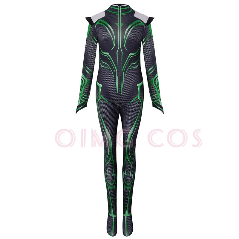 Hela Cosplay Costume Carnival Uniform Anime Halloween Women  Costumes Game
