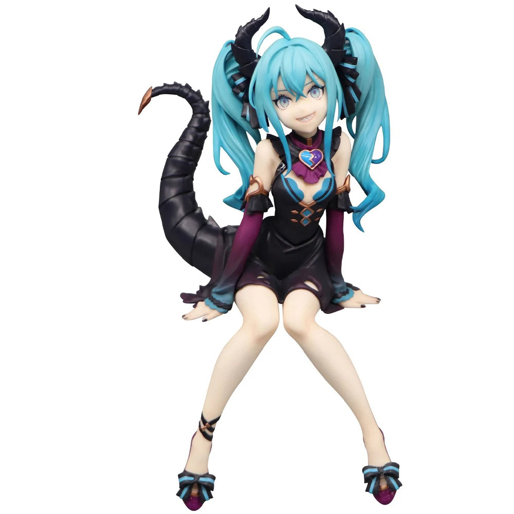 13CM Hatsune Miku Villain Figure Noodle Stopper Figure Anime Model Doll Toy Gift Collection Ornaments DecorationPVC