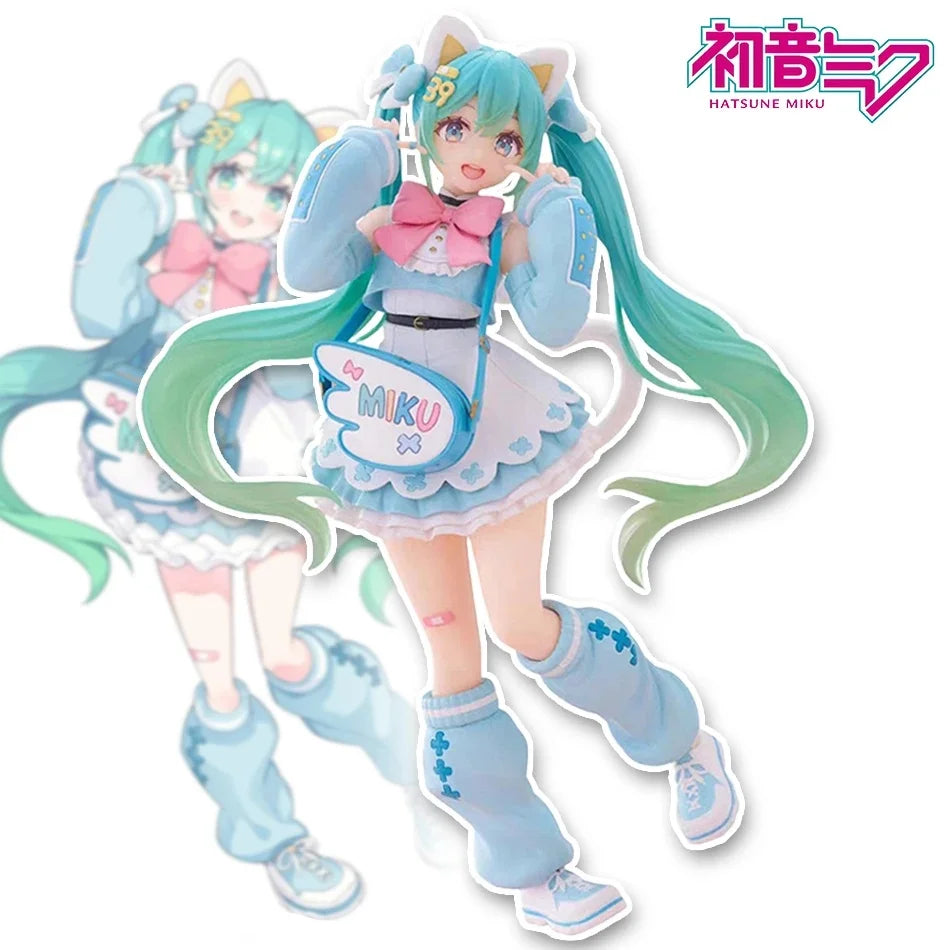Original fashion Hatsune Miku Anime Figure Action Figurine Model Collector Toys Hatsune Miku BANPRESTO Collectible Gift