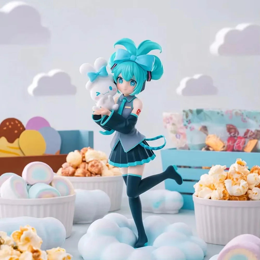 Anime Hatsune Miku Kawaiii Figure 19cm PVC Models Collecting Desktop Decor Toys Birthday Cute Gift