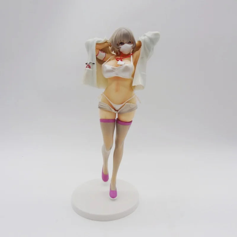 27cm Beautiful Standing Position Female Nurse Cartoon Figure Model Statue Collection Desktop Decoration Ornament Toys