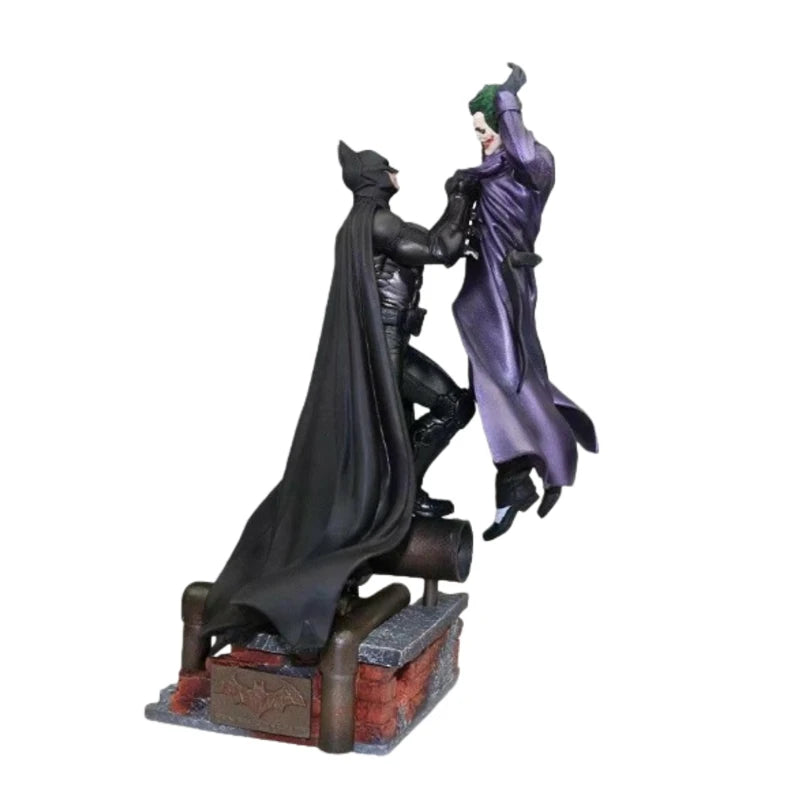 Batman Vs Joker Action Figure - Arkham Collection Bruce Wayne & the Joker Figurine with Base - Comic Anime Statues