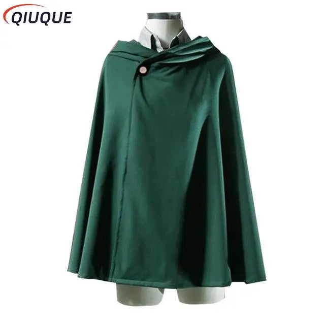 Eren Mikasa Cosplay Costume Anime Cloak Shingeki no Kyojin Scout Legion Printing Cape Jiyuu no Tsubasa