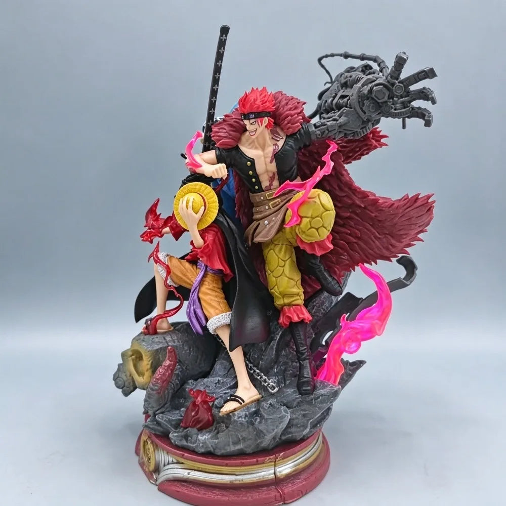 19cm/7.48in Anime ONE PIECE Figure Luffy Eustass Kid Trafalgar D. Water Law Action Figures Pvc Collection Model Toys for Gifts