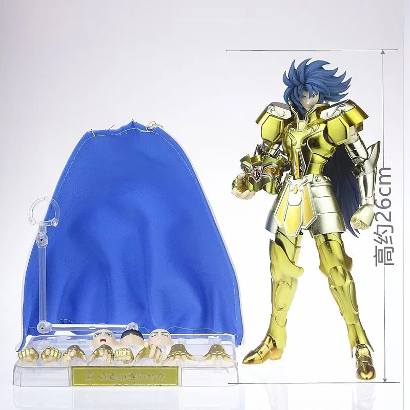 MST Saint Seiya Myth Cloth Aquarius Camus Leo Aiolia Capricorn Shura Gemini Saga Kanon Plus 3.0 Gold Knights of Zodiac Figure