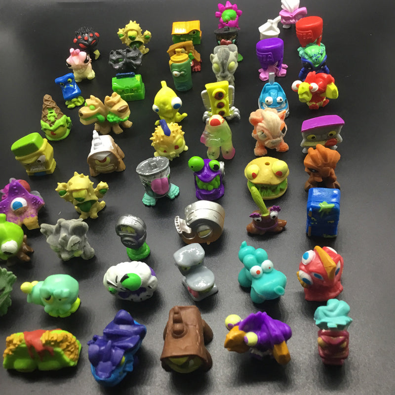 New Arrival 10pcs/lot Anime 3D Trash Figure Ugly Garbege Pack Soft Monster Model Toy Collectible Gift for Young Man Wholesale