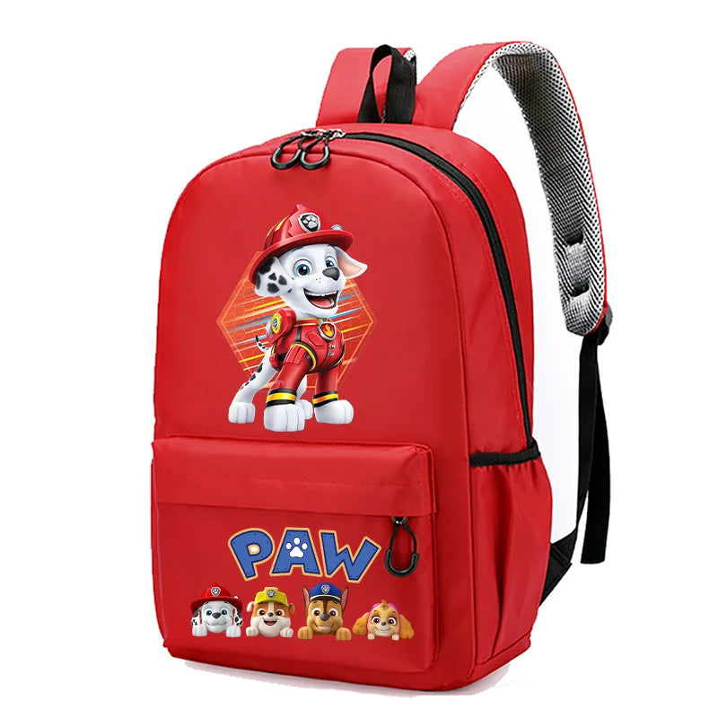 Paw Patrols Backpack Cute Anime Chase Skye Anime Student School Bag Travel Storage Bags Marshall Fashion Casual Knapsack Gift