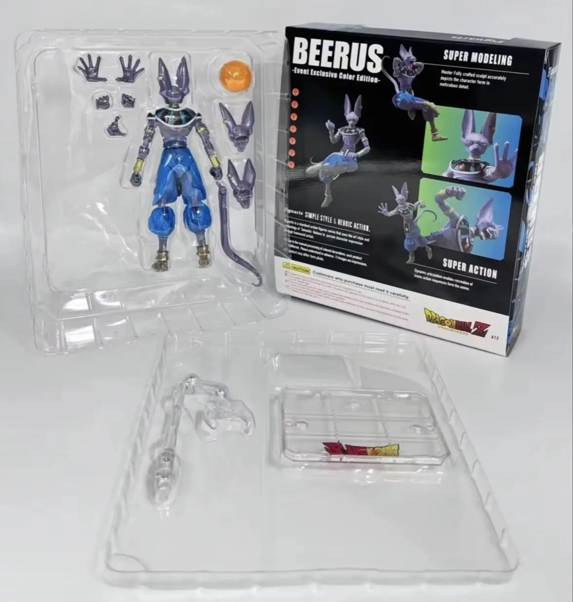 Dragon Ball Large Size Beerus God of Destruction Venue Exclusive Figure Action Model Gift for Boys Collectible Ornament