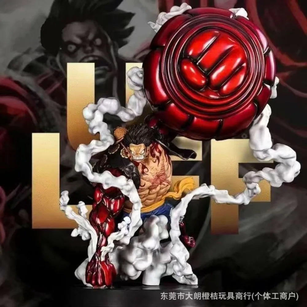 One Piece's hand and the country's fourth gear Lufei Ape King gun fist Meng Qi D Road Feinika hand GK model desktop ornaments