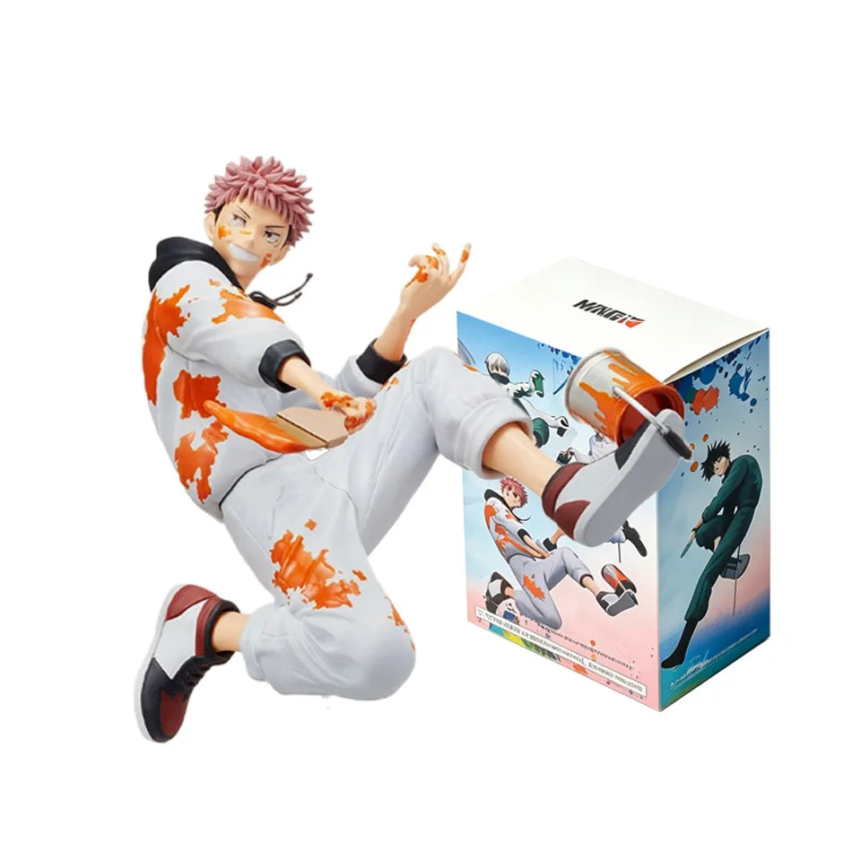 Anime Merch Bandai Original Jujutsu Kaisen GRAFFITI BATTLE Fushiguro Megumi Kugisaki Nobara Panda Gojo Satoru Anime Figure Toy