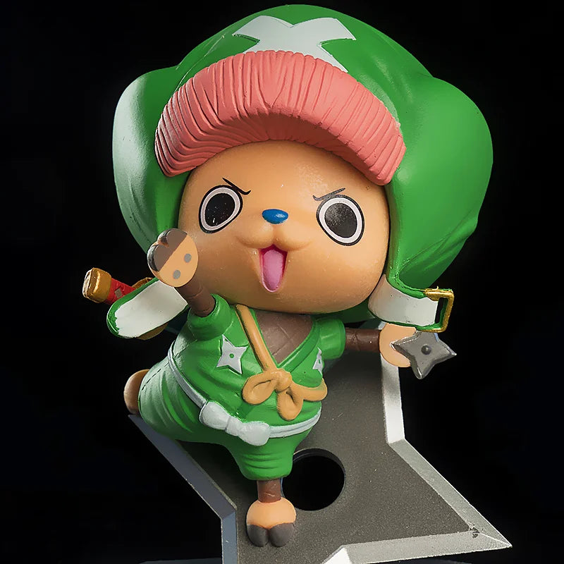 One Piece PVC Action Figure Kimono Ninja Tony Tony Chopper Anime Figure  Collection Model Dolls Kid Gift Toys Decoration
