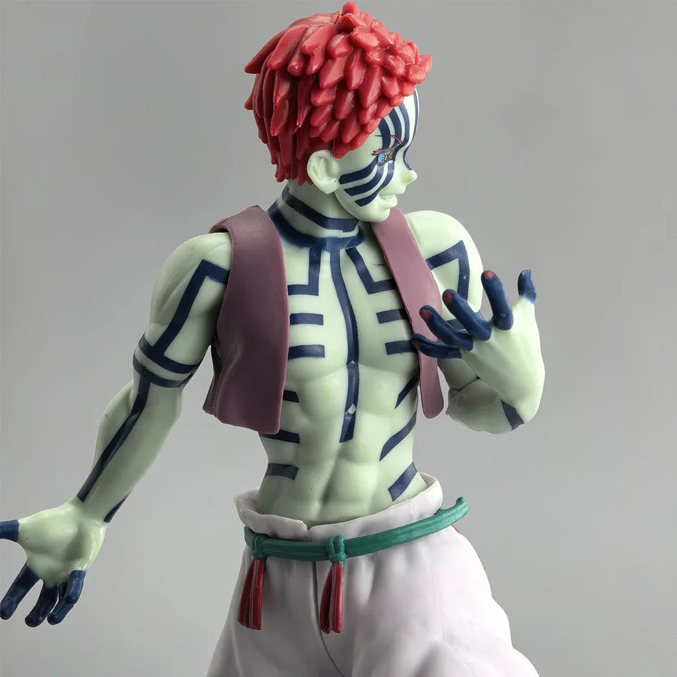 Bandai Anime Demon Slayer Figure Model Juuni Kitsuki Akaza Battle Figure Kimetsu No Yaiba Desktop Decoration Collection Gift
