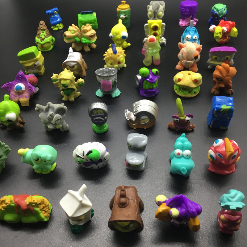 New Arrival 10pcs/lot Anime 3D Trash Figure Ugly Garbege Pack Soft Monster Model Toy Collectible Gift for Young Man Wholesale
