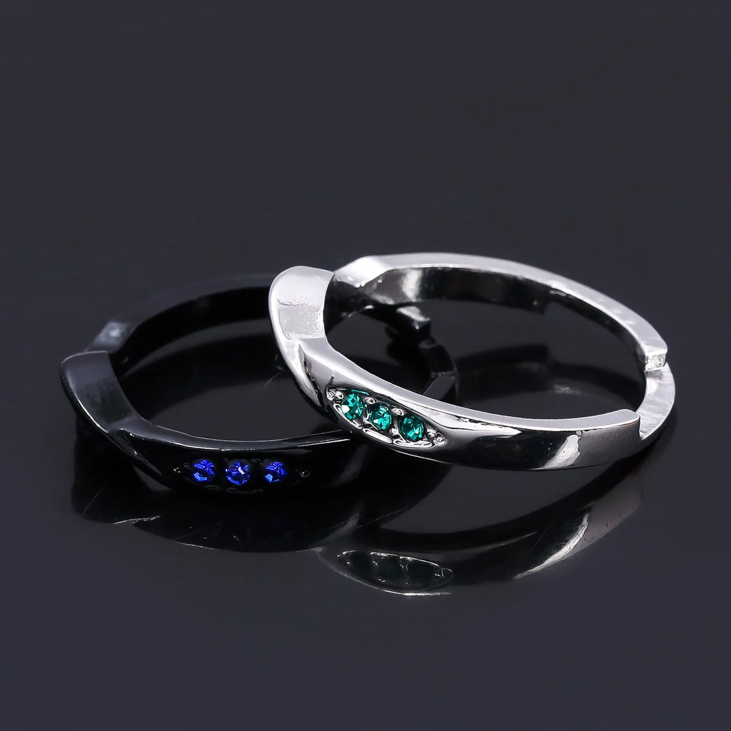 Brdwn Attack on Titan Unisex Eren Jager Mikasa Ackerman Cosplay Halloween Lovers Couple Ring