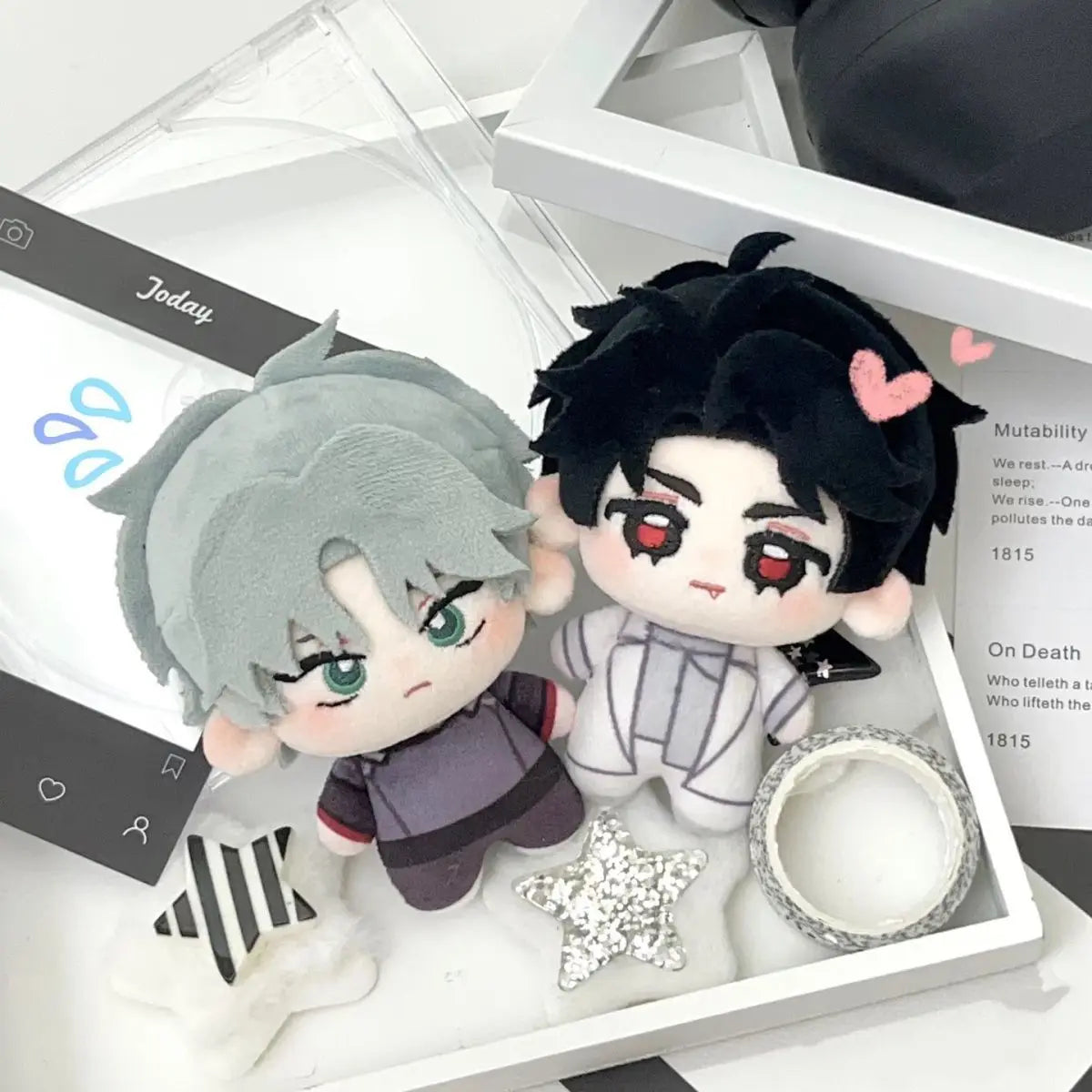 Hot Anime Alien Stage Chibis Plush Keychains for Women Accessories Bag Ivan Till Keyrings Jewelry Fans Couple Friends Gifts