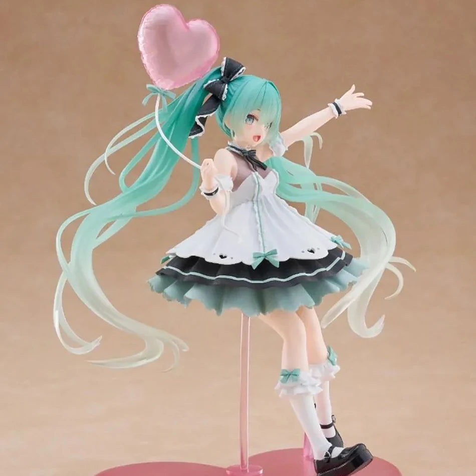 In Stock 19CM Hatsune Miku Birthday 2025 Amp Fancy Ver.~ Kawaii Anime Action Figure PVC  Desktop Decoration Collection Model Toy