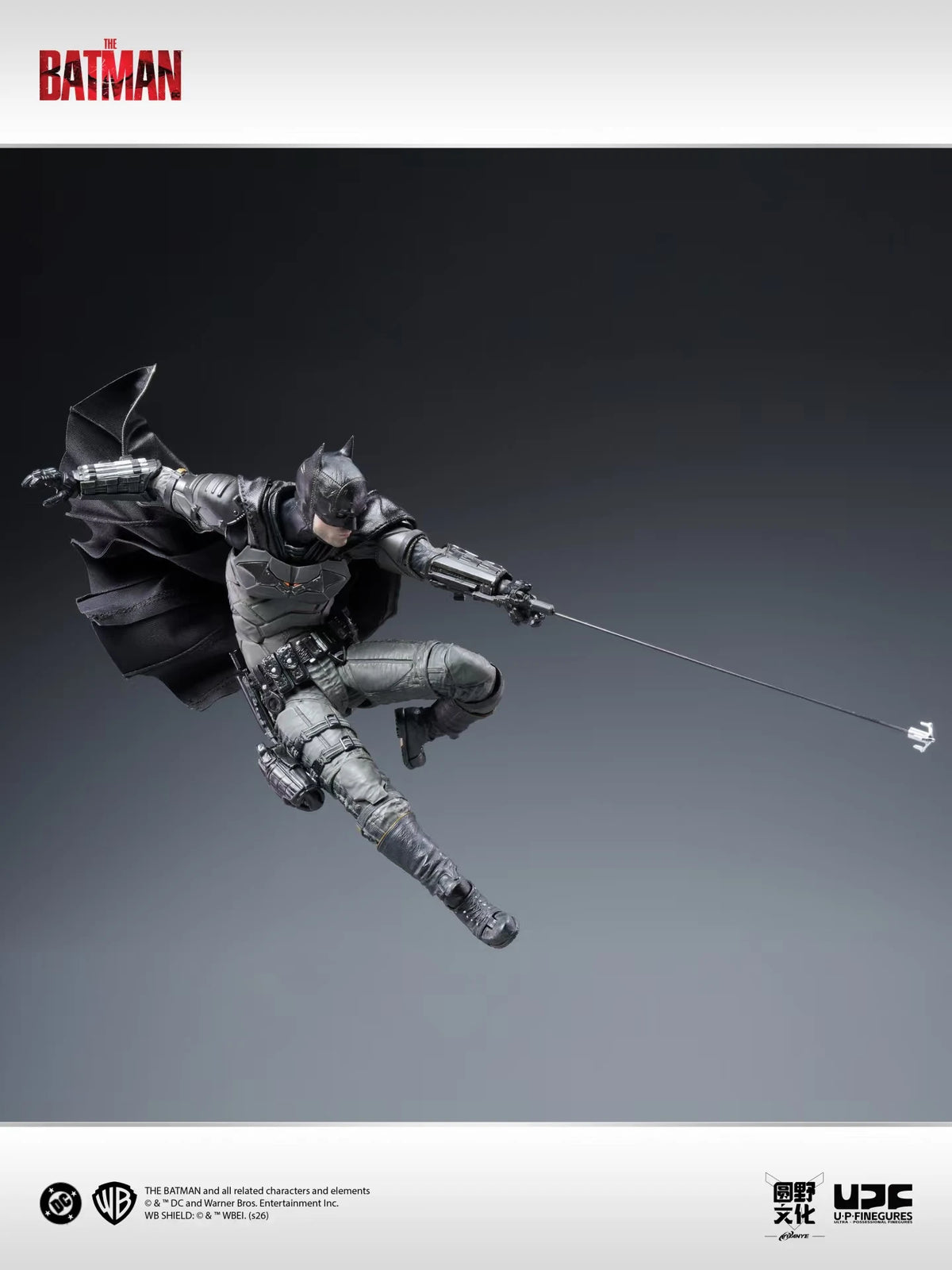 New Batman 1/12 UPF LPZZ Studio Batman Action Figure DC Robert Pattinson Batman Figurine Model Statue Collectible Toys Gifts