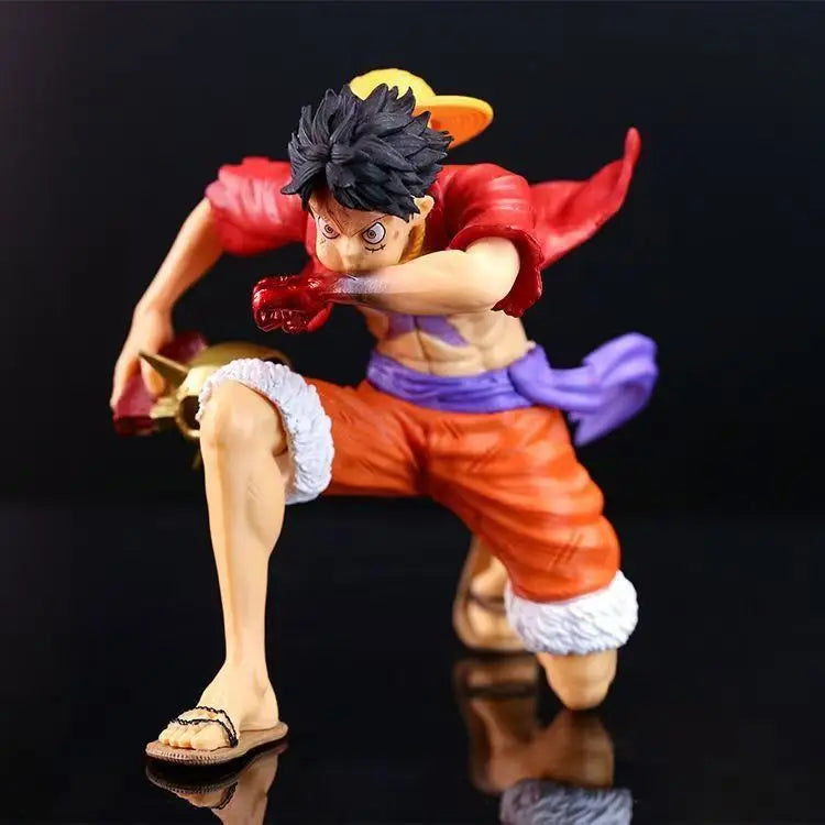 2026 Anime One Piece Luffy Action Figure Blow Kneeling Two Styles Gifts Anime Figure Collectible Decoration Model Toys