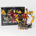 ZD Toys Iron Man MK6 With Suit-up Gantry MK4 With Suit-up Gantry Action Figure Iron Patriot Adult Collection Figure Gift