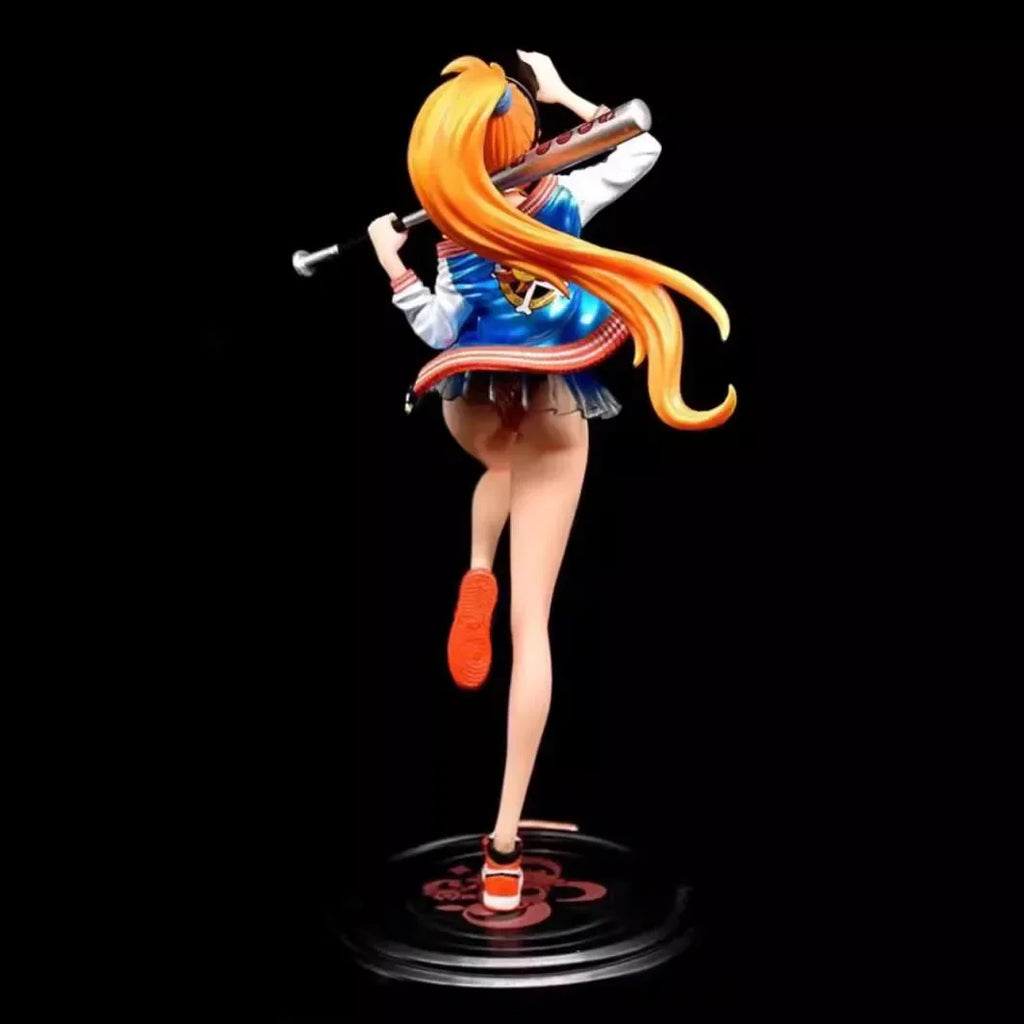 Nami Anime Figure Baseball Nami Figurine Pvc Statue Model Dolls Collectible Room Ornament Children Toys Gifts Cesktop Decor