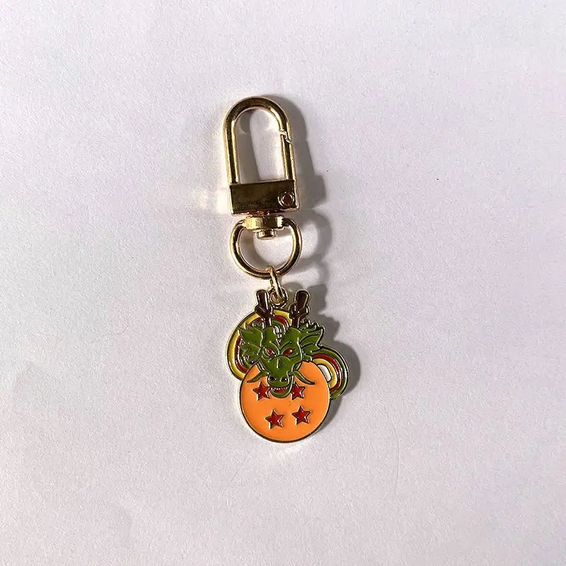Dragon Ball cartoon cute anime character pendant keychain Dragon Ball charm backpack zipper pull anti-lost small gift for boys