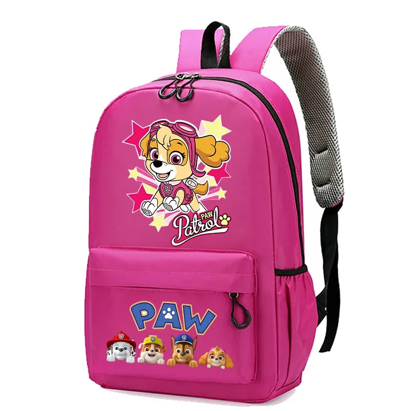 Paw Patrols Backpack Cute Anime Chase Skye Anime Student School Bag Travel Storage Bags Marshall Fashion Casual Knapsack Gift