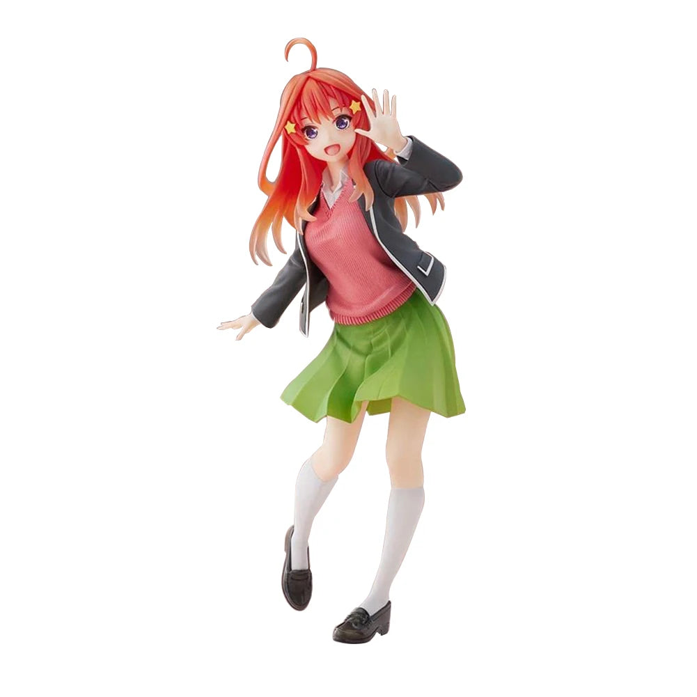 Anime Figure Nakano Nin Nakano Ichika Itsuki Action Figure JK School Uniform Girl Nakano Miku Figurine Collection Anime Gift