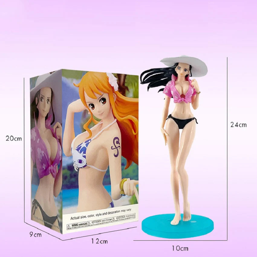 One Piece Anime Figures Nami Nico Robin Nefertari Vivi Shirahoshi PVC Action Figure Collection Model Toys for Fans Gift