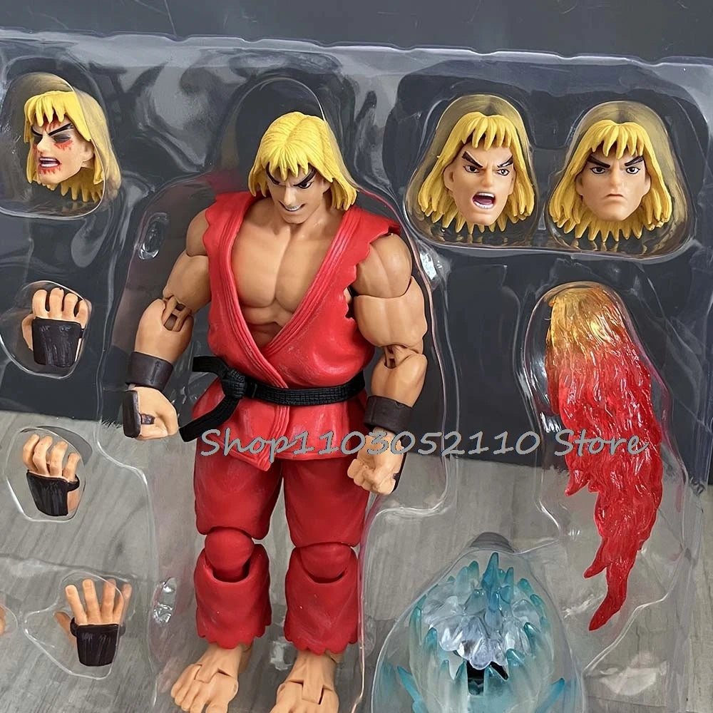 ST Street Fighter Guile Ken Ryu Action Figure Anime The Final Challengers Model Doll Statue Joint Movable Movie Toys Gifts