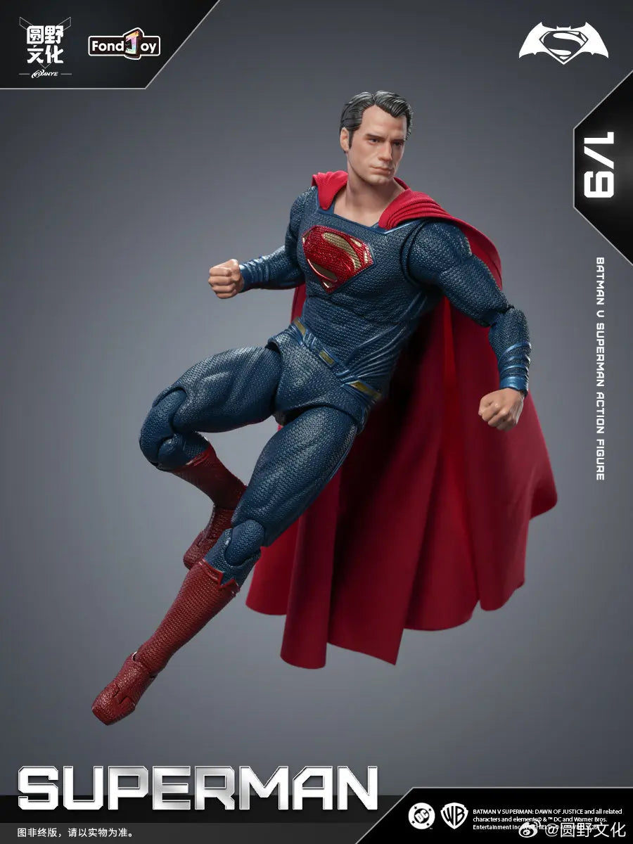Original Fondjoy David Corenswet Superman Action Figure 1/9 New SupermanFigure PVC Joint Movable Collection Model Toys Gift