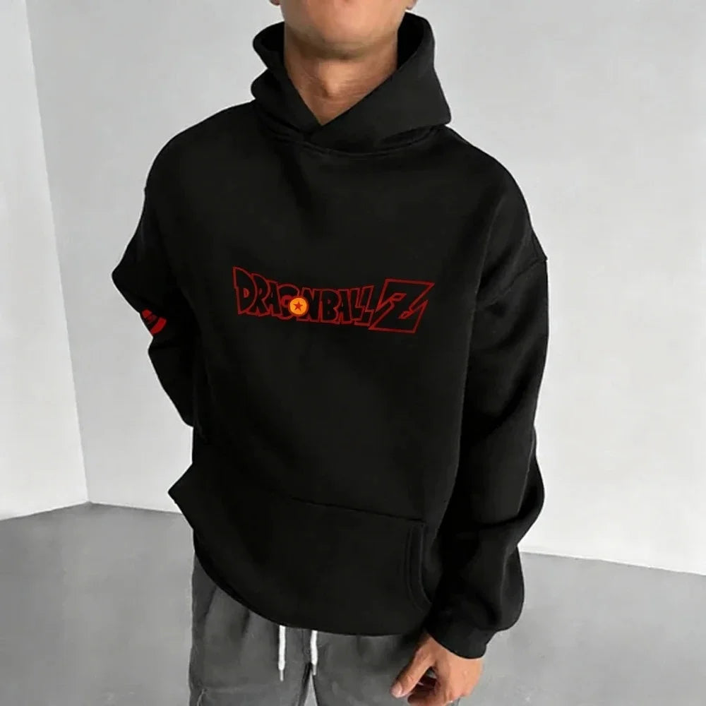 2026 DRAGON BALL Men's Hoodie Sweatshirt Vegeta Japanese Anime Spring Autumn/Winter Boys Trend Long-sleeved Parent-child Outfit