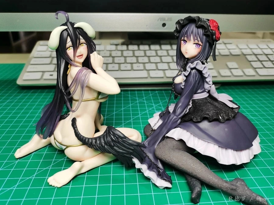 13cm Hentai Figure OVERLORD Anime Figure Desktop Cute Swimsuit Albedo Action Figure Collection Model Toy Fans Birthday Gift