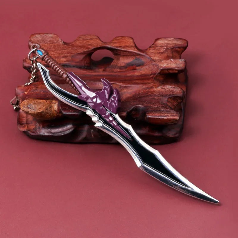 Mini Solo Leveling Kanata Sword Mizushino Shun Swords Anime Cosplay Key Chains Japanese Katana Samurai Sabre Creative Gifts