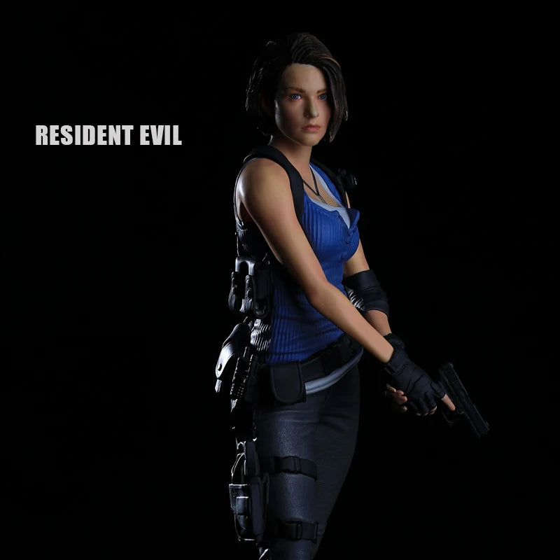 1/6 Jill Valentine Figure Classic Anime Game Female Warrior Action Figures Pvc Anime Desktop Ornament Collect Model Toy Gifts
