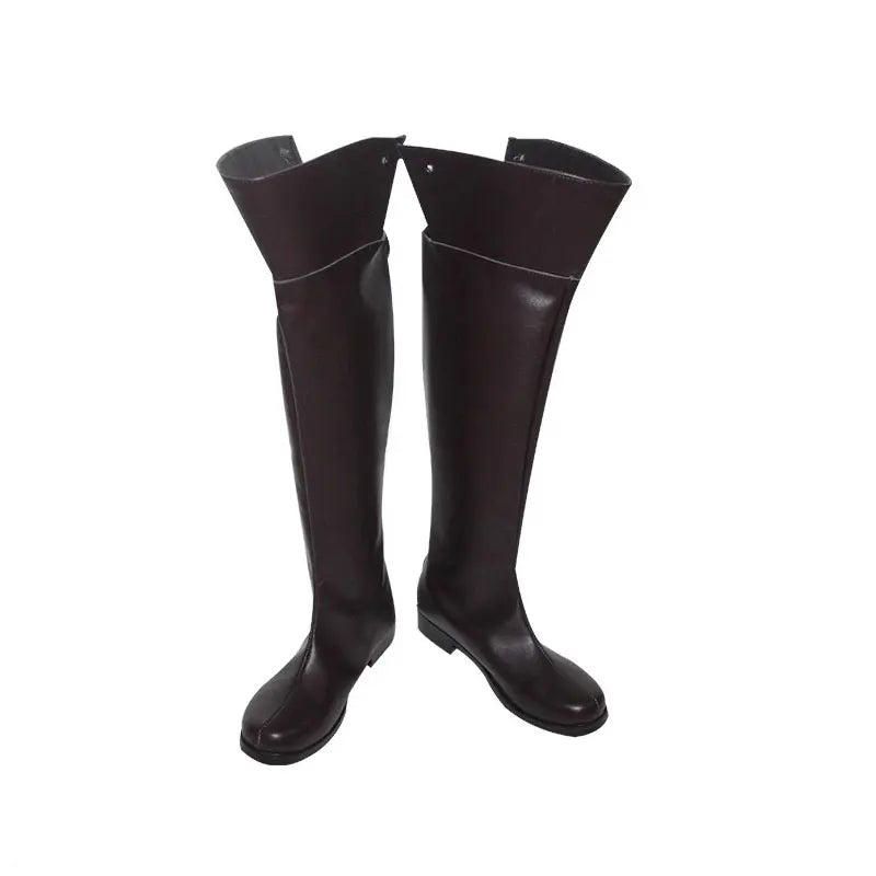 Attack Eren Jaeger Shoes Anime Titan Cosplay Mikasa Ackerman  Brown Boots Original Design For Men Women