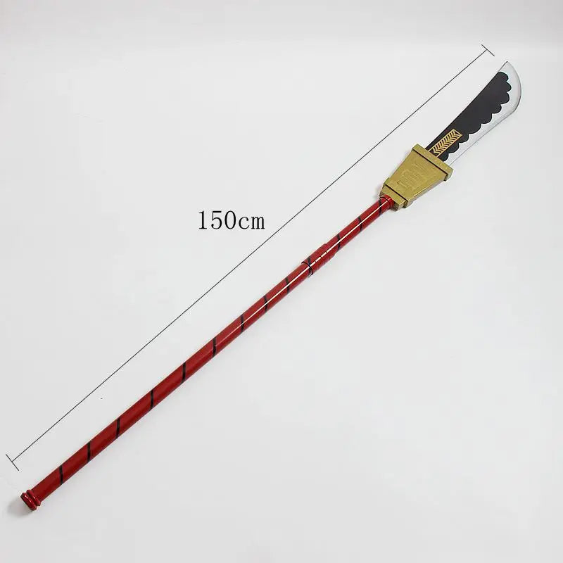 150cm Edward Newgate Sword Schwert One Piece Anime Cosplay Prop Large Real Size Japanese Katana Newgate Samurai Sabre Toy Gift