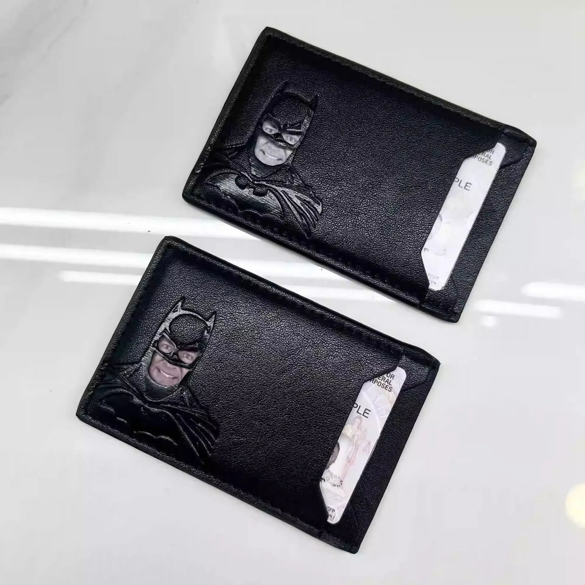 Personalized Superhero-Style ID Card Holder Wallet