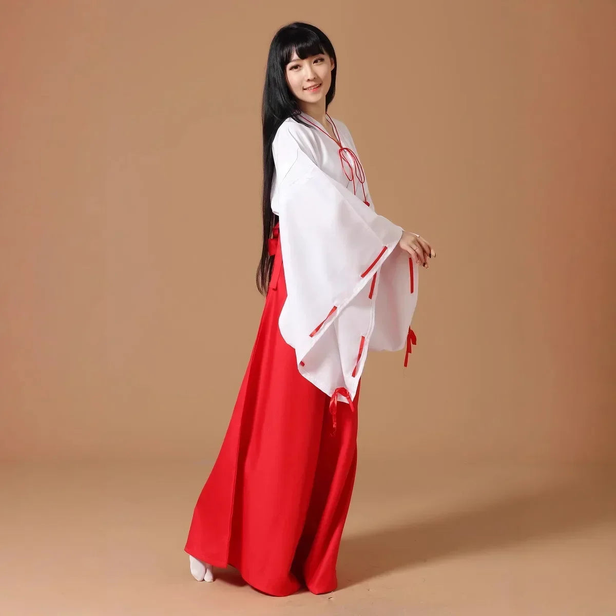 Anime Cosplay Yukata Costume Night Beauty Kikyo Dog Moon Beauty Priestess Uniform for Stage Performance And Special Use