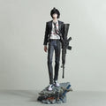 30cm Anime Gun Devil Aki Hayakawa Action Figures Pvc Standard Version Model Desktop Ornament Toys Periphery Collectble Gifts