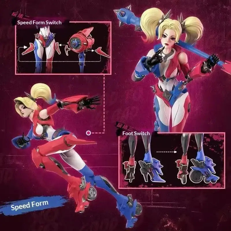 New Hot Blokees Dc Comics Nightwing Harley Quinn Figure Model Kit Buildable Toys Anime Collectible Figure Gift For Boys Girls
