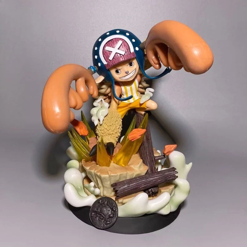 One Piece Chopper Figure Limited Edition Statue Children's Gifts Desktop Ornaments Peripheral Trendy Play Decoration Bandai Doll