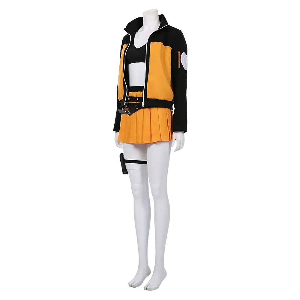 Anime Fox Uzumaki Cosplay Costume Women's Suit Uniform Suit Halloween Carnival Party Beautiful Women's Suit Dress Sexy Suit