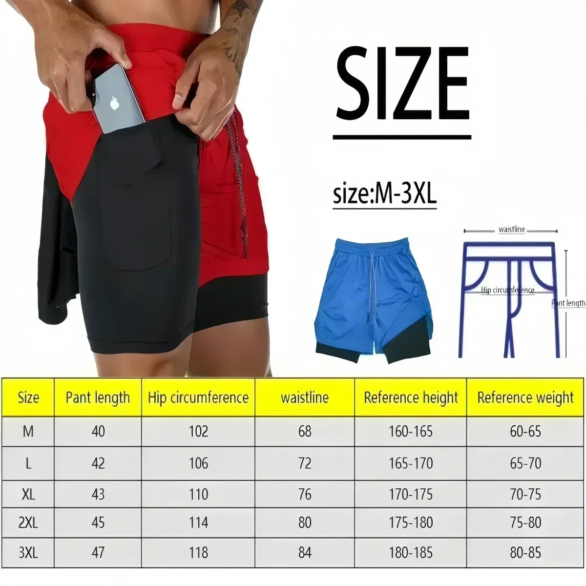 Dragon Ball Men's Double-layer Shorts Broly Summer Anime Fake Two-piece Sports Fitness Quick-drying Shorts Trendy Y2k Pants