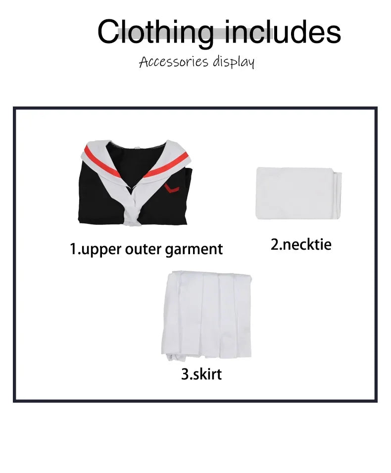 Anime Cardcaptor Sakura Card Captor Kinomoto Sakura Li Syaoran Cosplay Costume School Uniform Man Woman Campus Sailor Suit